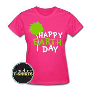 Earth Day Teacher Shirt Cute Tee - Teacher T-Shirts