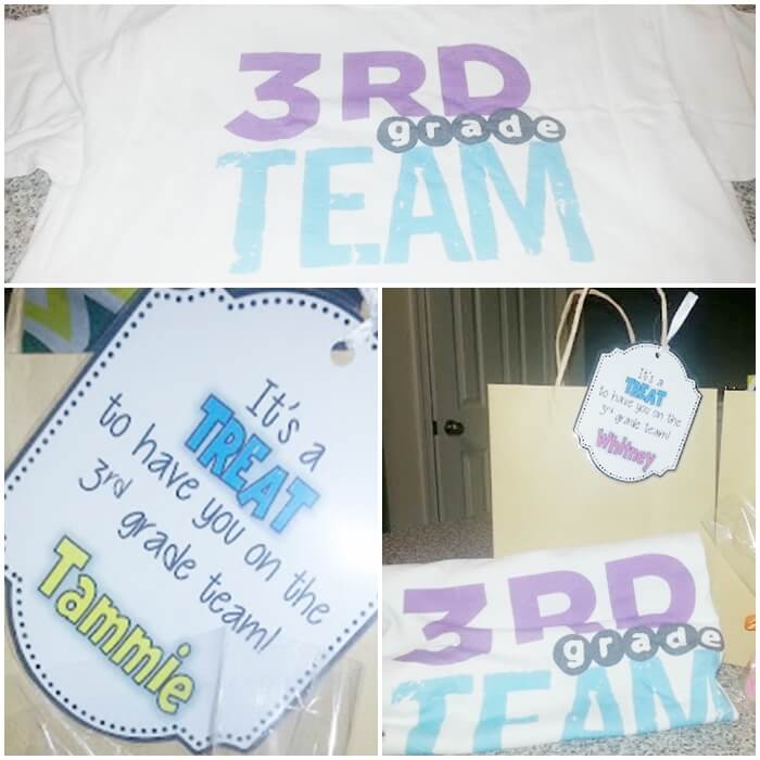 Teacher T-shirts for Grade Level Team Gifts